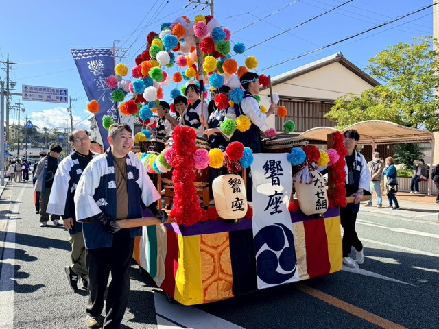 武者行列の様子